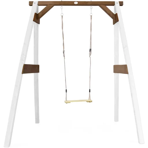 "Single swing white/brown image"