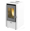Pellet stove Petite white