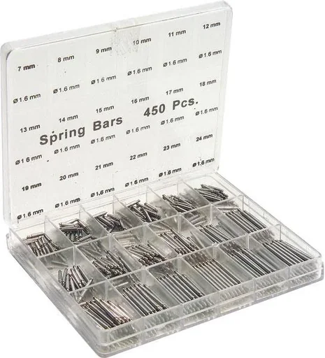 "Spring bar set from 7 to 24 mm, 450 pieces image"