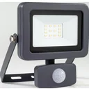 LED floodlight with motion detector, 10 watts, IP44