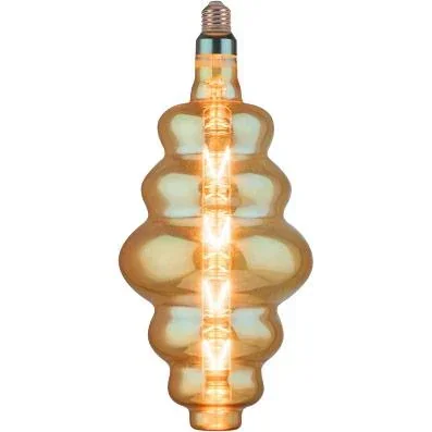 "VT-2169 XXL Dimmable Designer LED Light Bulb - 8W - 2000K - E27 Socket - S180 - Gold image"