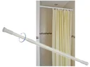 Shower curtain rod extendable 74 - 120 cm