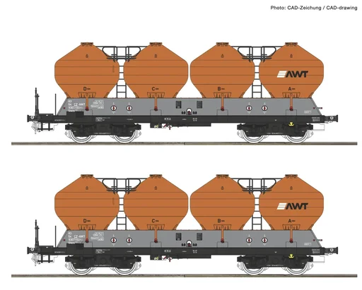 "Silo wagon set, 2-piece AWT image"