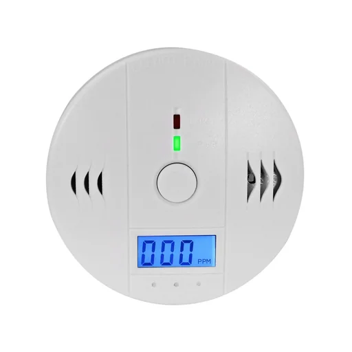 "Carbon monoxide detector DIN EN5029 tested with loud 85 dB alarm image"