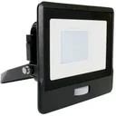 VT-138S LED Floodlight with Sensor - 30 W - 2340 Lm - 3000K - Black