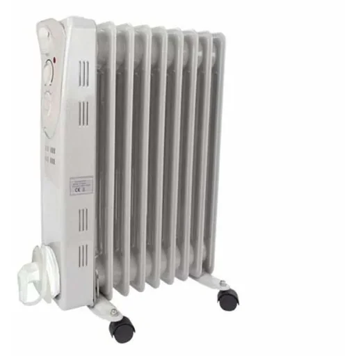 "Oil-filled radiator - 2000 W - 9 fins - 3 heating levels - With thermostat image"