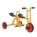 Tricycles for 2 children 3-5 years children's balance bike with large tires children's vehicle boys girls steel plastic multi-colored