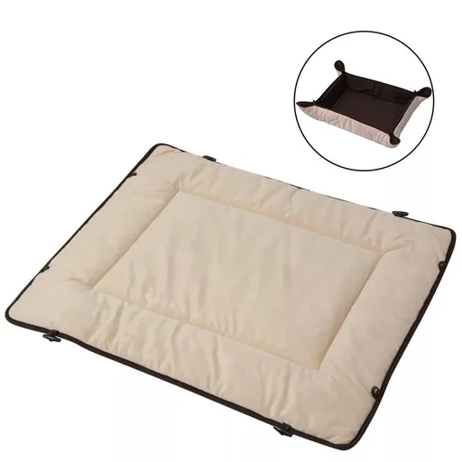 "Dog bed brown 65x100 cm image"