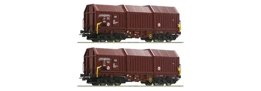 "Set of 2 telescopic hood trolleys image"