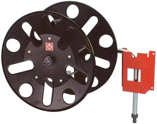 "Swiveling wall hose holder image"