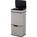 Waste bin with sensor silver
