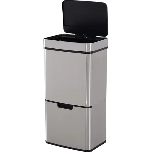 "Waste bin with sensor silver image"