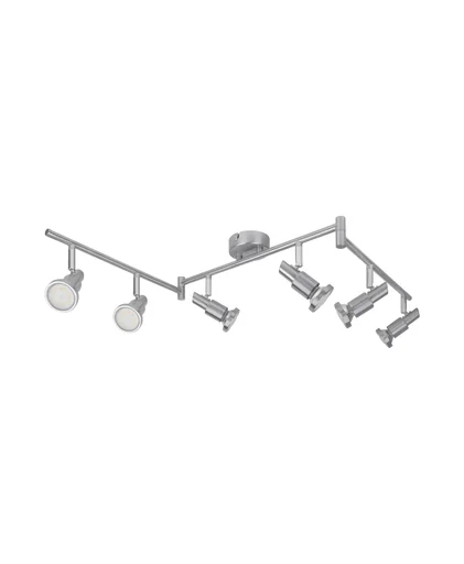 "LED spot ceiling surface-mounted light GU10 6 x 3 watts, with 6 spots image"