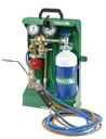 Brazing device Economy for propane-oxygen in a transport-safe carrying frame