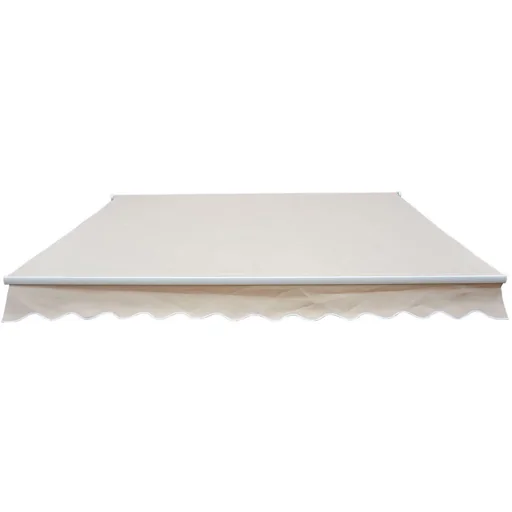 "Aluminum articulated arm awning for wall mounting image"