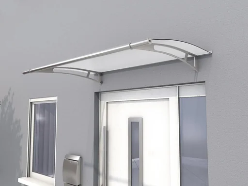 "Canopy L 150, 150 x 95 x 17 cm, stainless steel, 4 mm, satin white image"