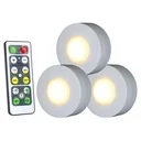 LED lights with remote control – set of 3