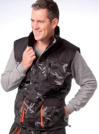 "Work vest, camouflage, size XXXL image"
