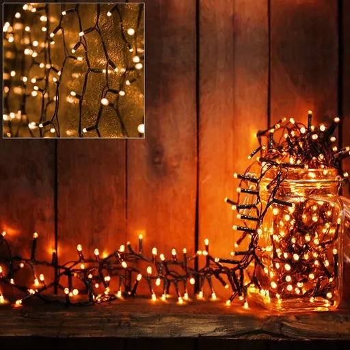 "Lightstyle Christmas warm white 10.5m timer image"
