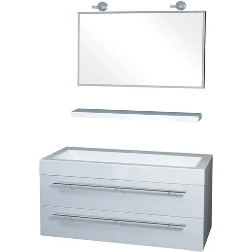 "Bathroom furniture Force 100 cm - White image"