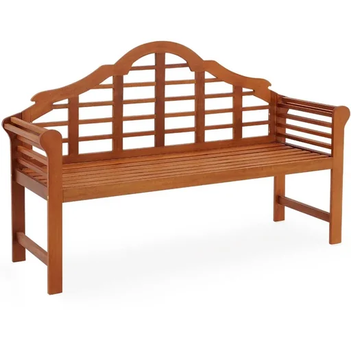 "Garden bench Marlboro eucalyptus wood 135x52x100cm FSC-certified image"