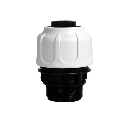 "Hose connection compression fitting 1 1/2" AG 32 mm for swimming pool, pool and sand filter systems image"