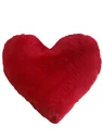 Heart-shaped cushion in red
