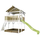 Simba Play Tower Brown/White - Lime Green Sledge