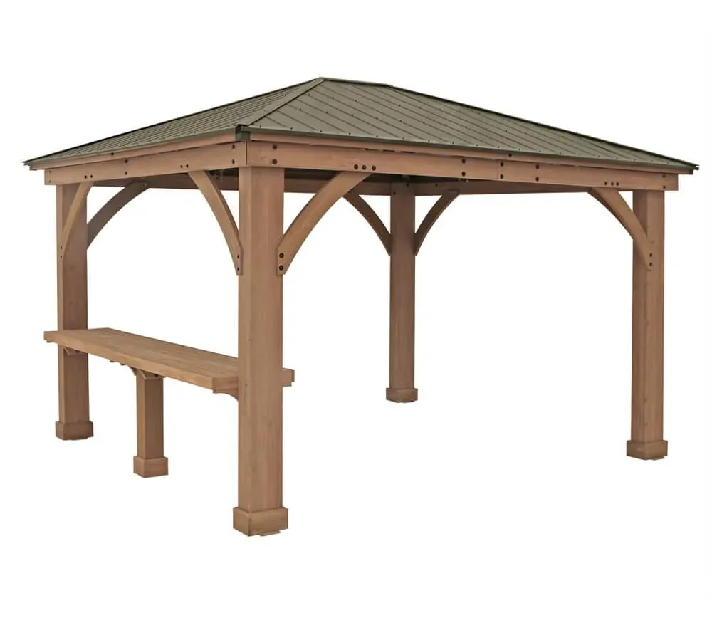 Side shelf pavilion 12x12 and 12x14