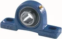 2-hole pillow block bearing with cast housing, for 35 mm shaft