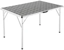 Camping table with antimicrobial tabletop, sturdy frame, foldable legs, and carrying handle, 120 x 80 x 70 cm