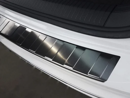 "Loading sill protection stainless steel graphite / black for VW Tiguan II, built from 2015-, 2020> image"