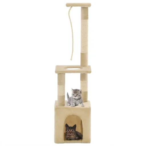 "Cat scratching post with sisal scratchers image"