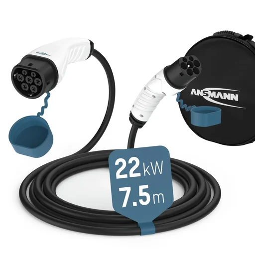 "Autoladekabel 22KW TYP2 MODE 3 32A 750cm image"