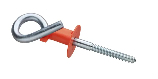 "Swing hook, swing screw with safety clip 20 cm for slides and swings image"