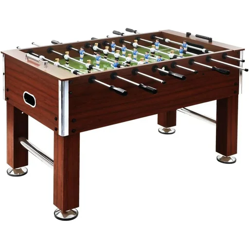 "Football table 60 kg 140x74.5x87.5 cm steel brown image"