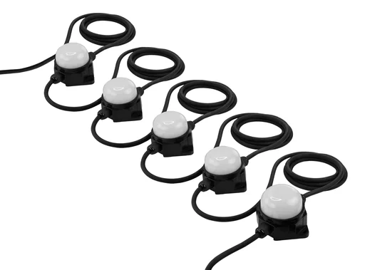 "LED light chain 6000 lumens, 180 degree wide-angle illumination image"