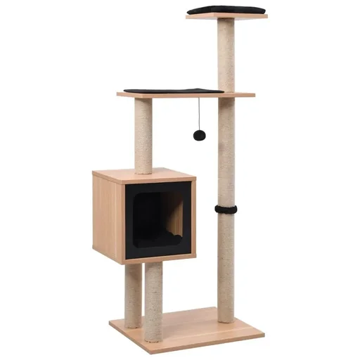 "Cat scratching post with sisal scratching mat 1 image"