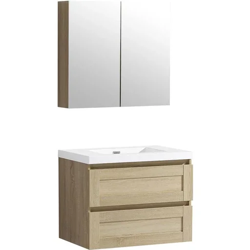"Reno bathroom furniture 75cm - oak image"