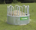 Round hay rack with 8 feeding places