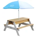 Nick Sand & Water Picnic Table Brown/White