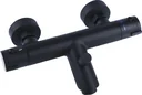 NOIR ROUND Bade-Thermostat, schwarz