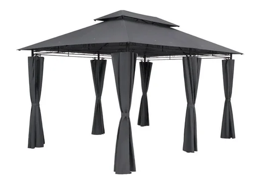 "Pavilion MOLDAU, anthracite, steel / polyester image"