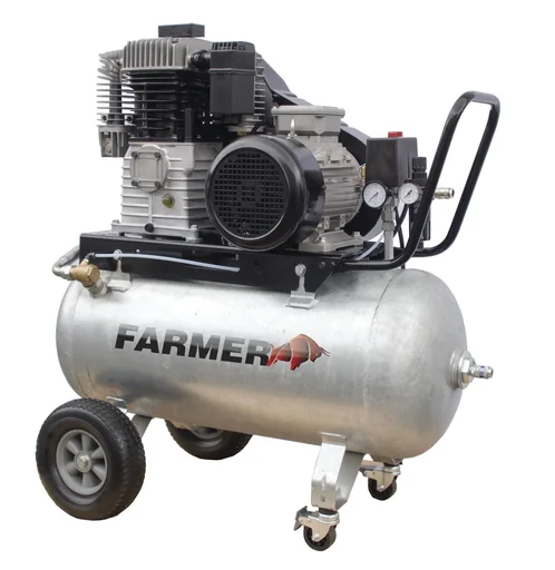 "Compressor 820-90 Z PRO-400 Volt 10 bar, galvanized image"