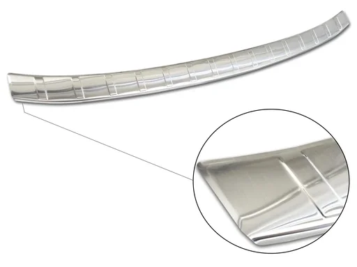 "Stainless steel loading sill protector, Audi Q3 II / RS SPORTBACK SUV Coupe, 2019> brushed, soft deburred edges image"