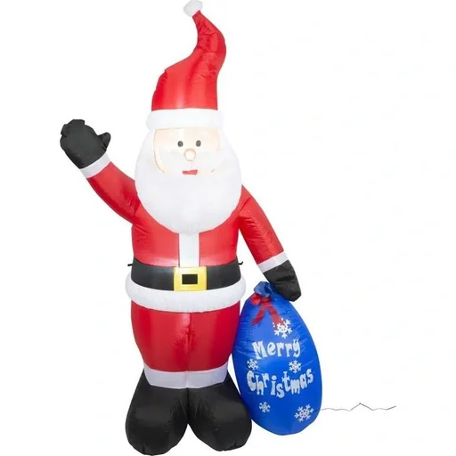 "Christmas Gifts Inflatable Santa Claus - with Lights - Indoor and Outdoor - 210cm (h) image"