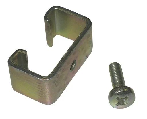 "T-Post universal clamp set with screw (6 mm hole) image"