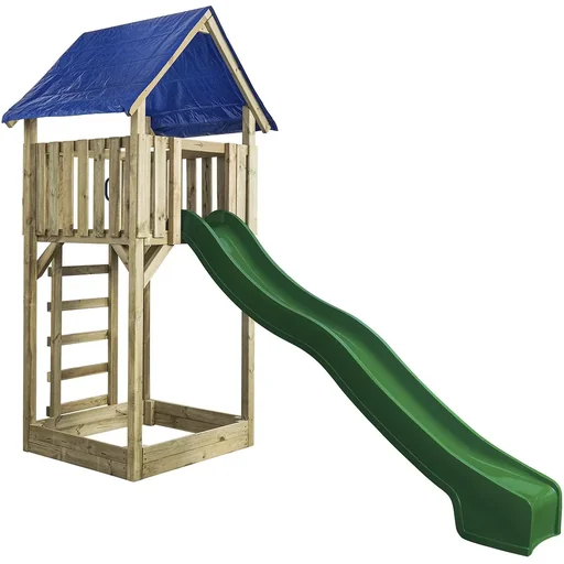 "Play tower Lisa with slide green image"
