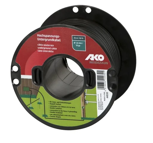"Underground cable Ø 1.6 mm, 25 m on plastic reel, 0.07 Ω/m image"