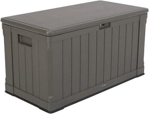 "Kussenbox Premium 440 L 127,9×64×67,2 cm Bruin – weerbestendig HDPE, belastbaar tot 300 kg image"